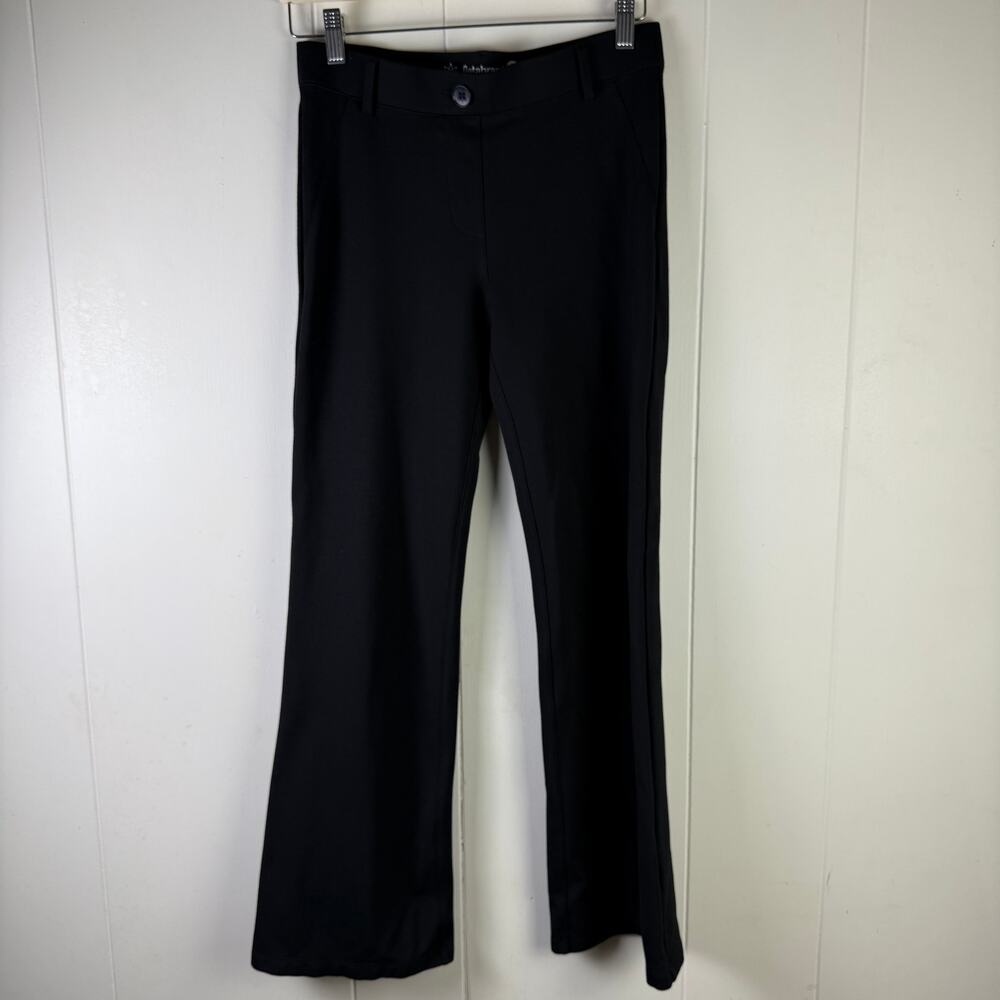 Betabrand Black Straight Leg Dress Pant‎ Yoga Pant